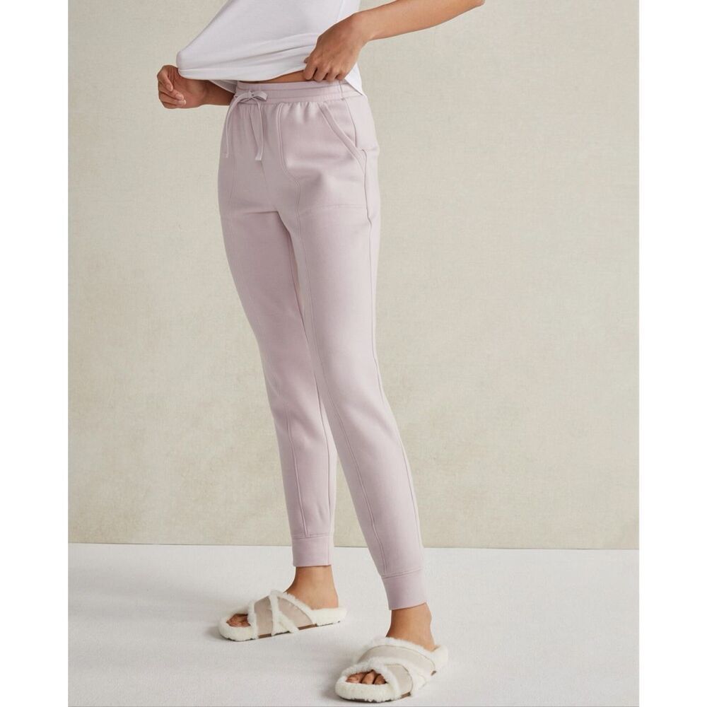 Haven Well Within Pintuck Fleece Joggers Light Periwinkle Size M